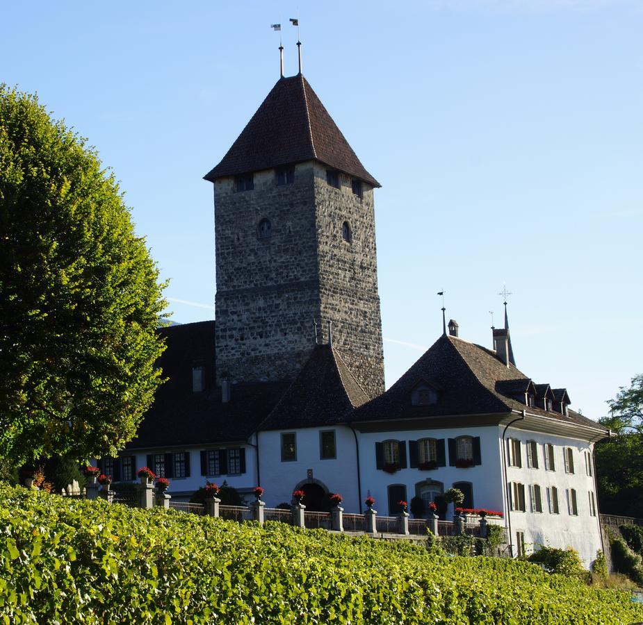 Hotel Schlosspintli Spiez Esterno foto