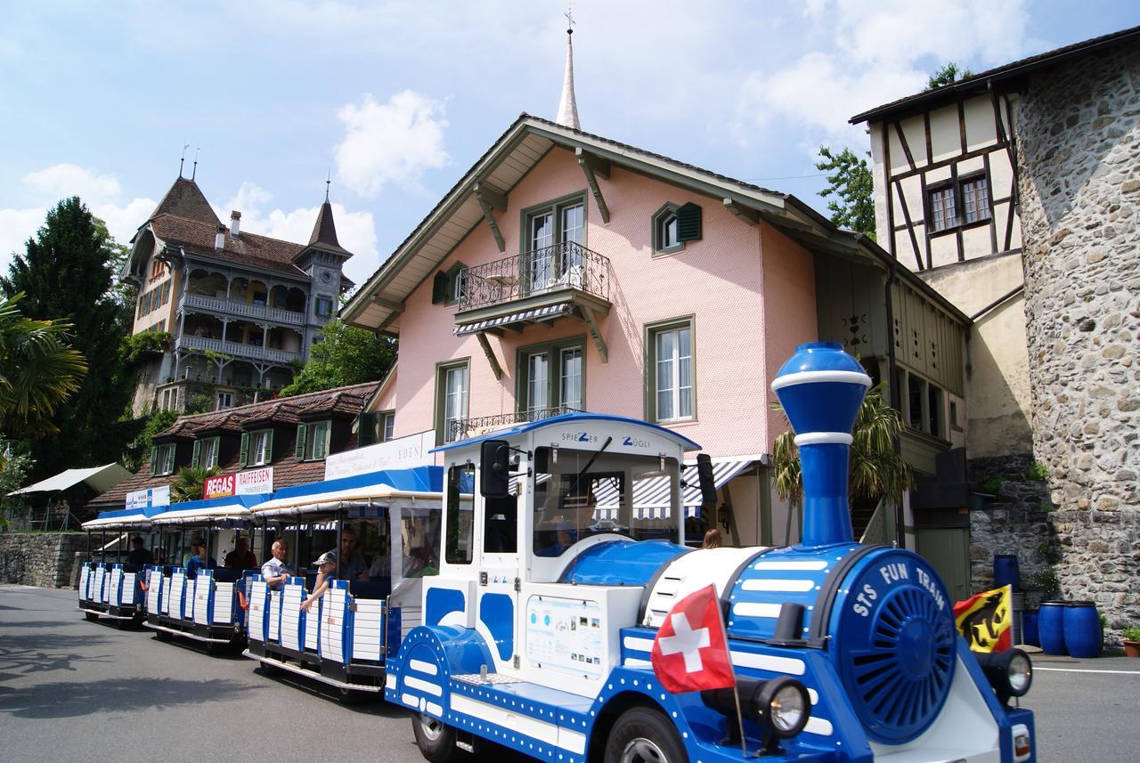 Hotel Schlosspintli Spiez Esterno foto