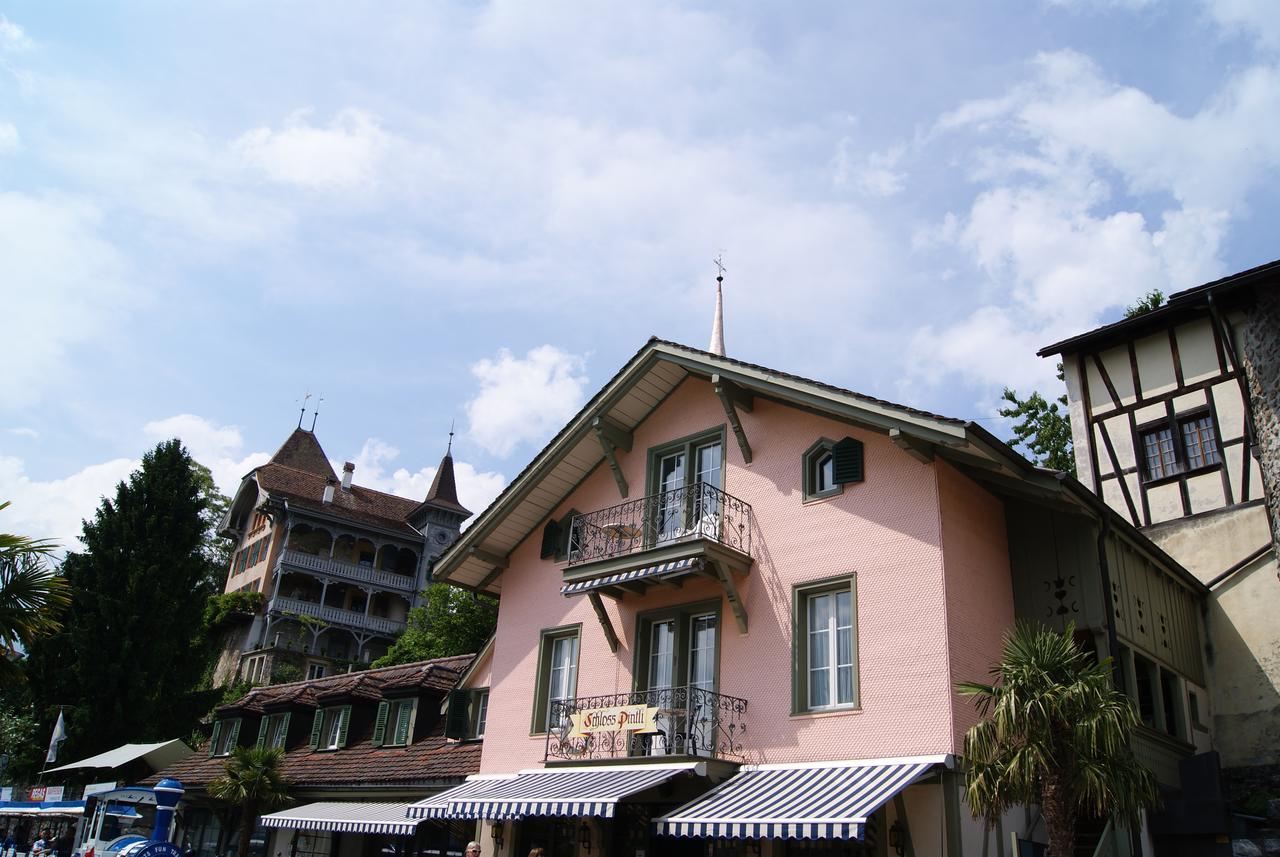 Hotel Schlosspintli Spiez Esterno foto