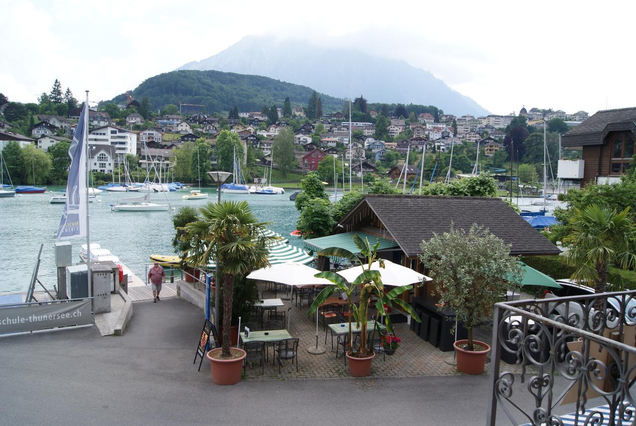 Hotel Schlosspintli Spiez Esterno foto