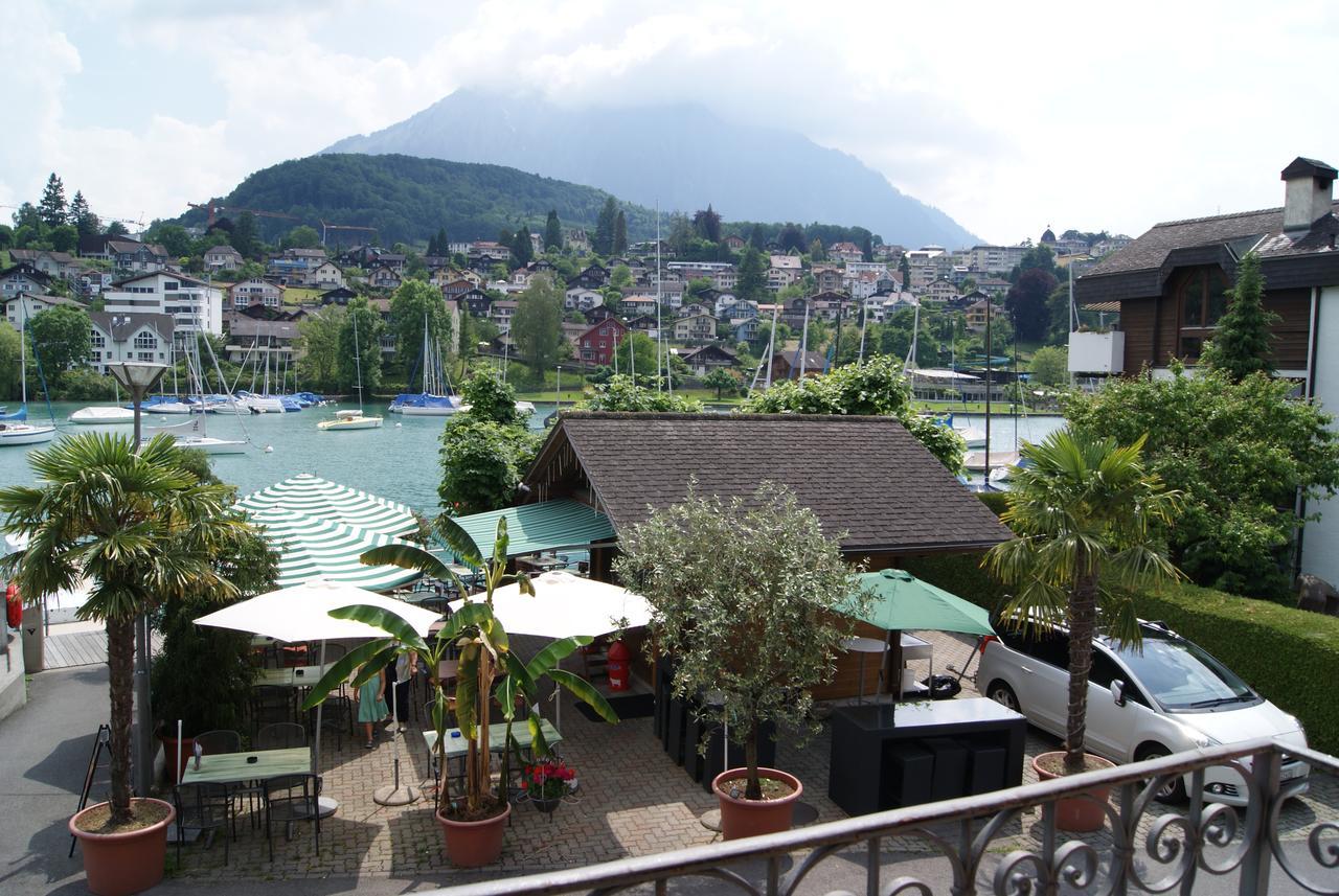 Hotel Schlosspintli Spiez Esterno foto